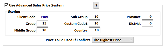 WOLVOX ERP program Advanced Sales Price list creation operations.